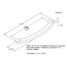 Transitional Design Stainless Steel Drawer Pull