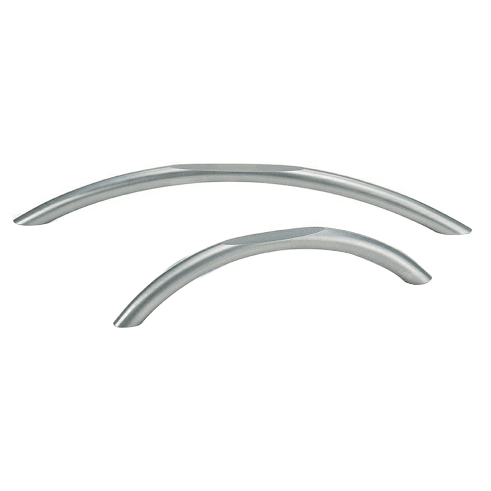Satin Stainless Steel Drawer Pull with Flat Top Handle - 5-1/32" Diameter