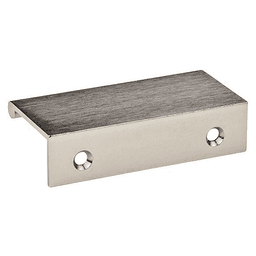 DP3 2" Tab Drawer Pull, Satin Nickel - Installed View