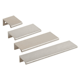 Elegant DP3C Finger Pull, Satin Chrome Finish, 6" Length