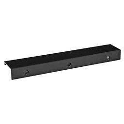 Elegant DP3D 8" Tab Drawer Pull in Matte Black Finish by Doug Mockett