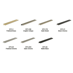 Polished Chrome Edge Finger Pull by Doug Mockett And Company Inc