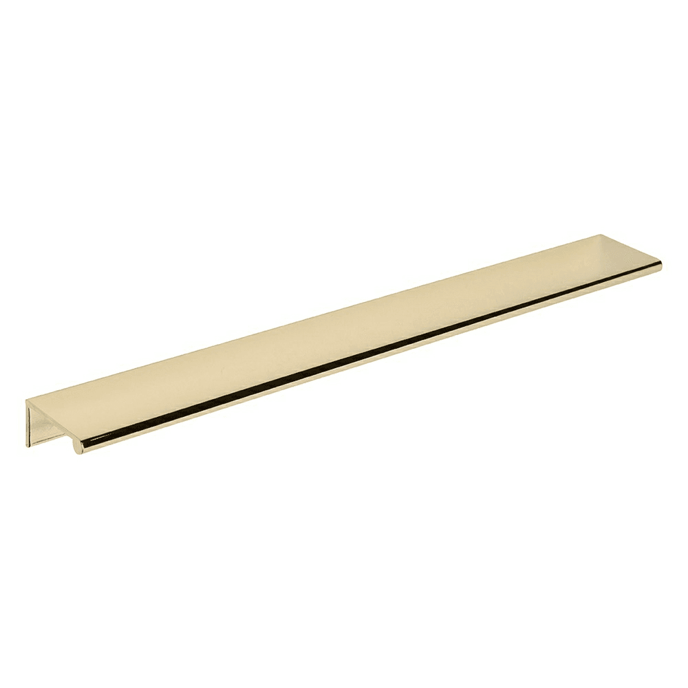 3-5/16" Edge Finger Pull in Polished Brass