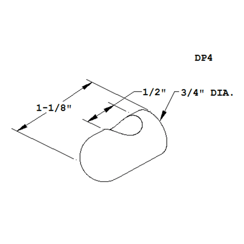 Satin Nickel 3/4" Notched Cylindrical Cabinet Knob by Doug Mockett And Company Inc