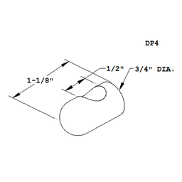 Satin Nickel 3/4" Notched Cylindrical Cabinet Knob by Doug Mockett And Company Inc