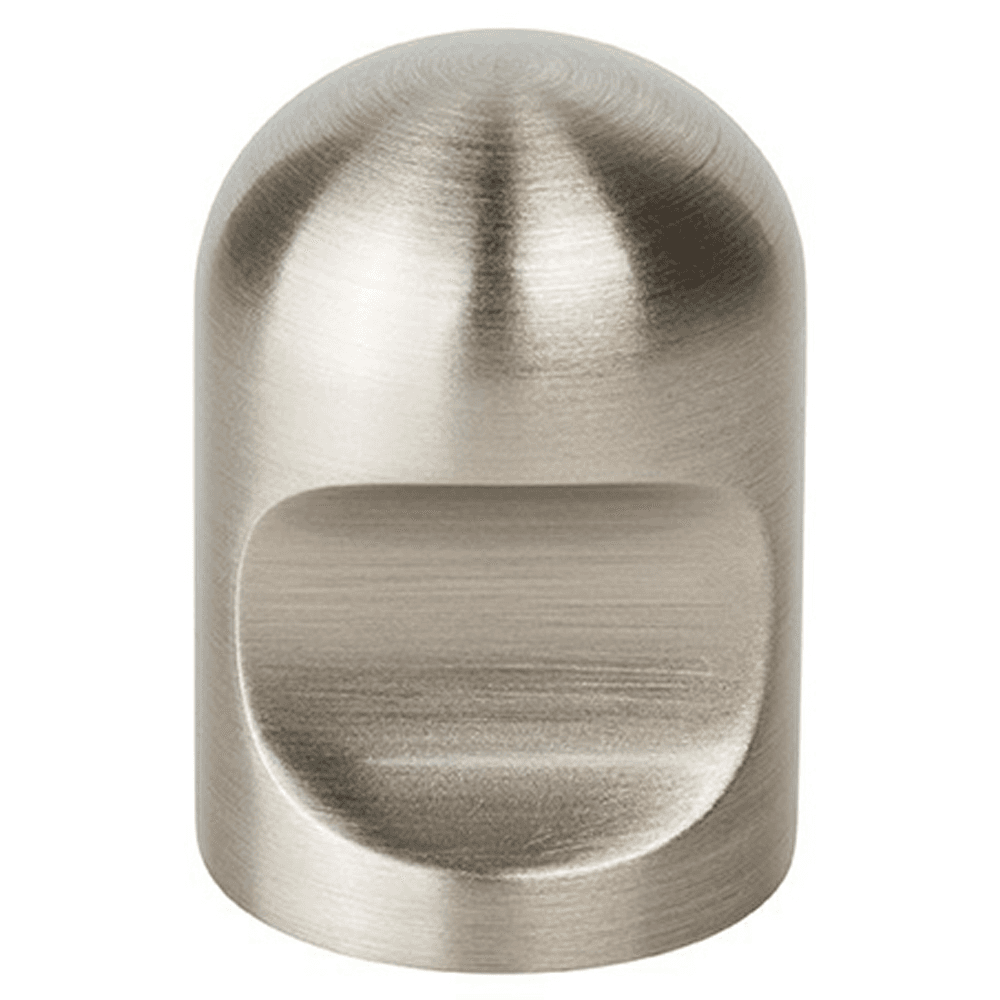 Elegant Cabinet Hardware in Polished Brass - 1-3/32" Notched Cylindrical Cabinet Knob