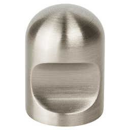 Elegant Cabinet Hardware in Polished Brass - 1-3/32" Notched Cylindrical Cabinet Knob