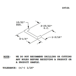 Updated Look 90˚ Wire Pull Drawer Handle for Office or Conference Room by Doug Mockett And Company Inc