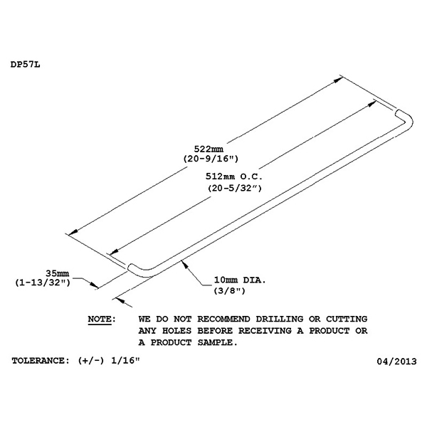 Satin Stainless Steel Wire Drawer Pull by Doug Mockett And Company Inc
