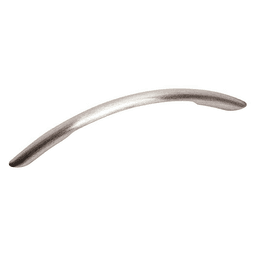 Matte black 5-1/32" Bow Drawer Pull by Doug Mockett And Company Inc
