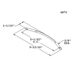 Upgrade your furniture with Matte Black Bow Drawer Pull by Doug Mockett And Company Inc