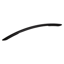 Sleek matte black bow drawer pull for all types of furniture