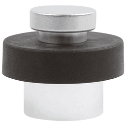 1-3/4" Diameter Door Stop, Satin Aluminum - Main Image