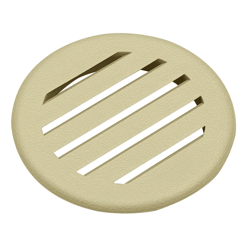 3" 1-Piece Air Vent Grommet Cap in Putty color for 2-1/2" Hole