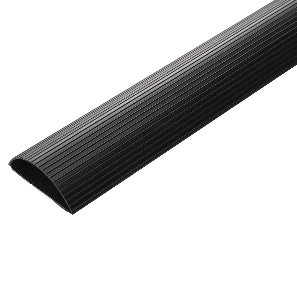 6'''' Extruded Grommet Wire Manager in Matte Black - Desk Wire Management Solution