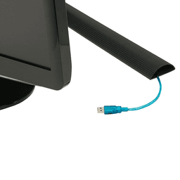 Extruded Wire Manager - Matte Black Finish - Custom Cut up to 12ft