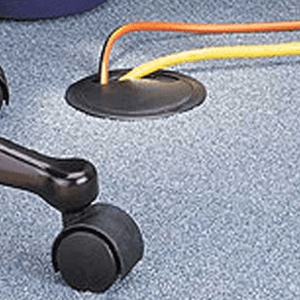 FG3A - Swiveling Top Floor Grommet with Radiused Edge and Rotating Cap