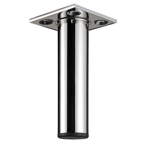Polished Chrome Furniture Leg - 1" Diameter x 4" High by Doug Mockett And Company Inc