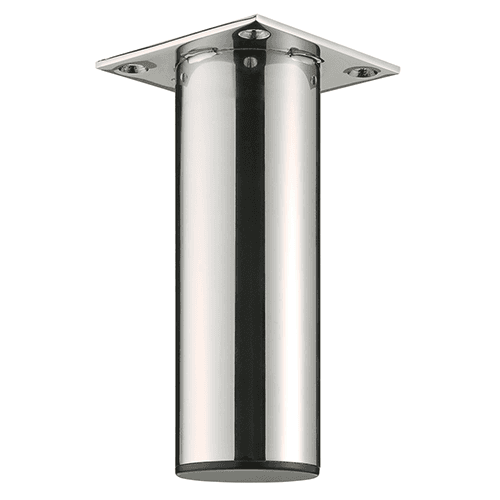 Small Furniture Leg by Doug Mockett And Company Inc - 2" Diameter x 6" High, Matte Black Finish