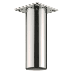 Small Furniture Leg by Doug Mockett And Company Inc - 2" Diameter x 6" High, Matte Black Finish