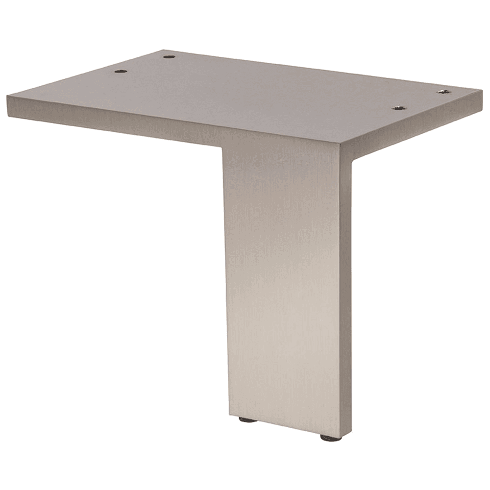 Wide profile and narrow edge of the leg creates an interesting look from any angle