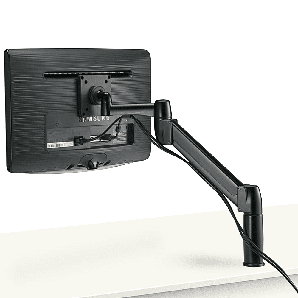 Adjustable vertical monitor arm with wire manager - FSA1