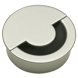 2.625 inch Grin Desk Grommet in Metallic Silver from Doug Mockett And Company Inc