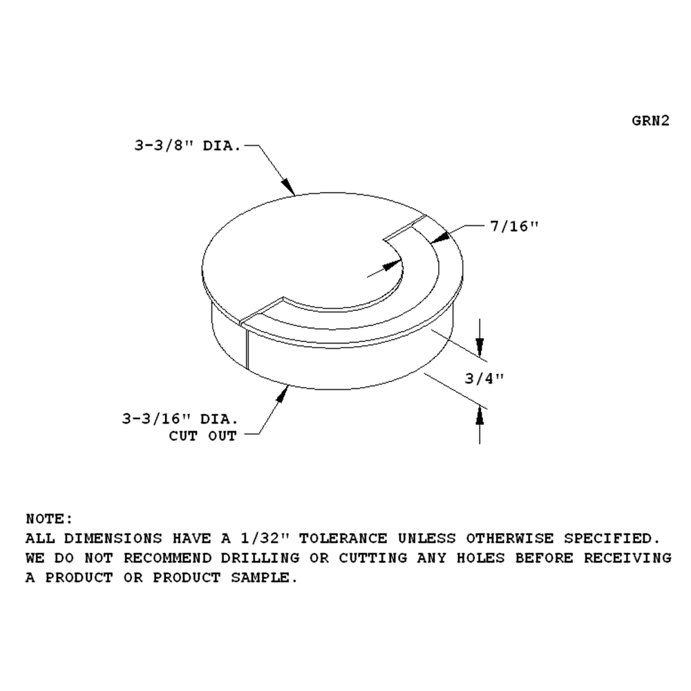 Satin Nickel 2-part grommet with happy face design by Doug Mockett And Company Inc