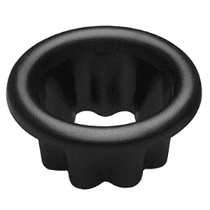 Round Hair Dryer Holder, Black by Doug Mockett And Company Inc