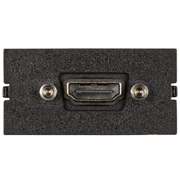 Female to Female Single HDMI Connector in Matte Black Finish