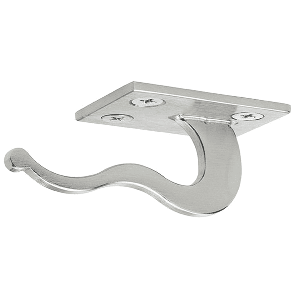 HK20 Purse Hook, Satin Stainless Steel under table