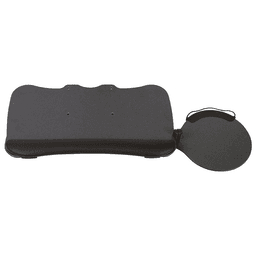 KP7 Adjustable Keyboard Tray with Swiveling Mouse Platform in Matte Black by Doug Mockett And Company Inc.