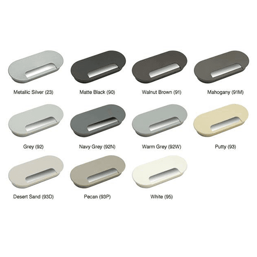 Doug Mockett And Company Oval Desk Grommet Set in Putty color