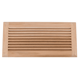 15-1/2" Wood Air Vent Grille, Red Oak - Doug Mockett And Company Inc