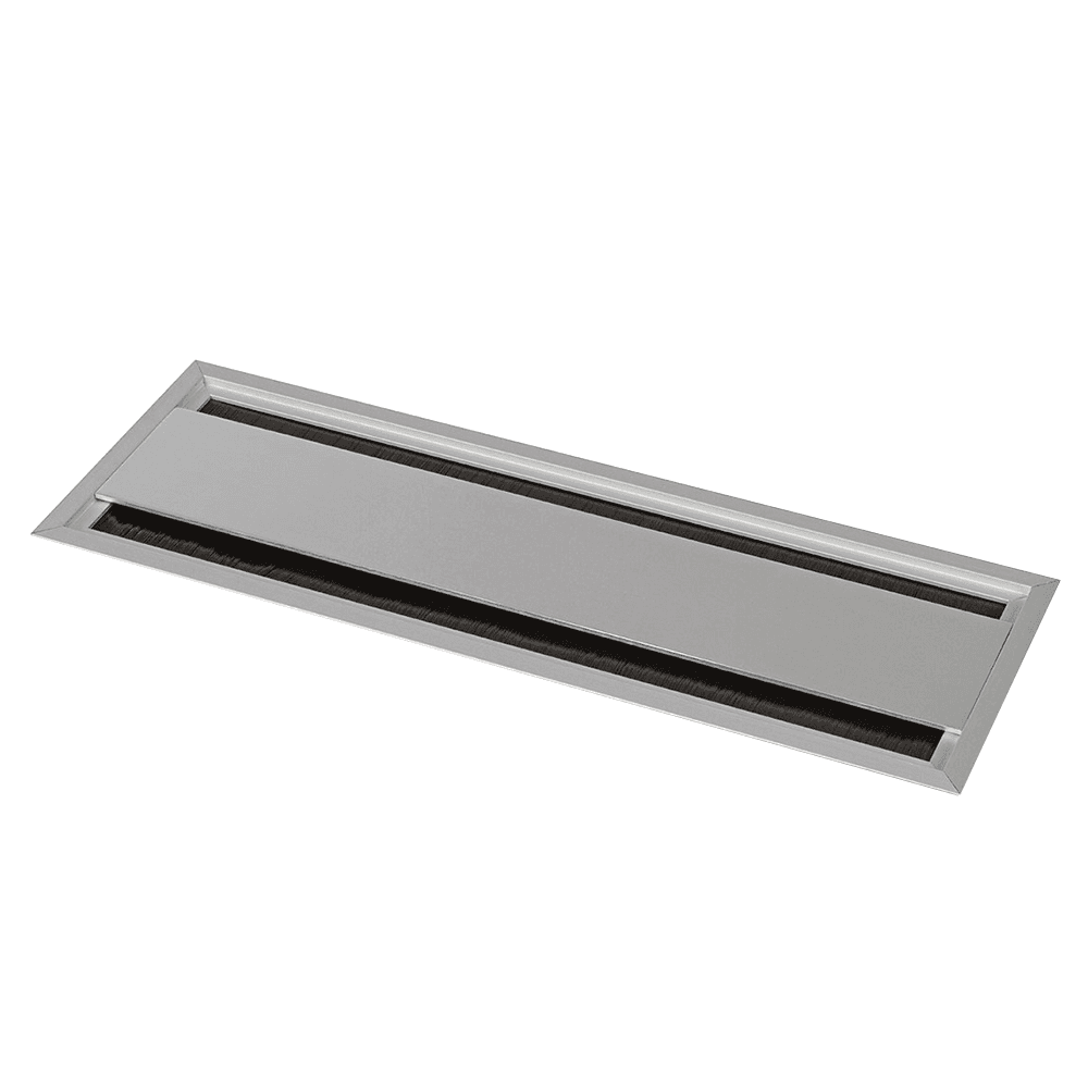 Prevents plugs from falling through and serves as dust blocking agent