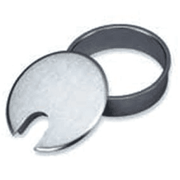 Polished Chrome Desk Grommet Liner for 1-3/4" Hole by Doug Mockett And Company Inc