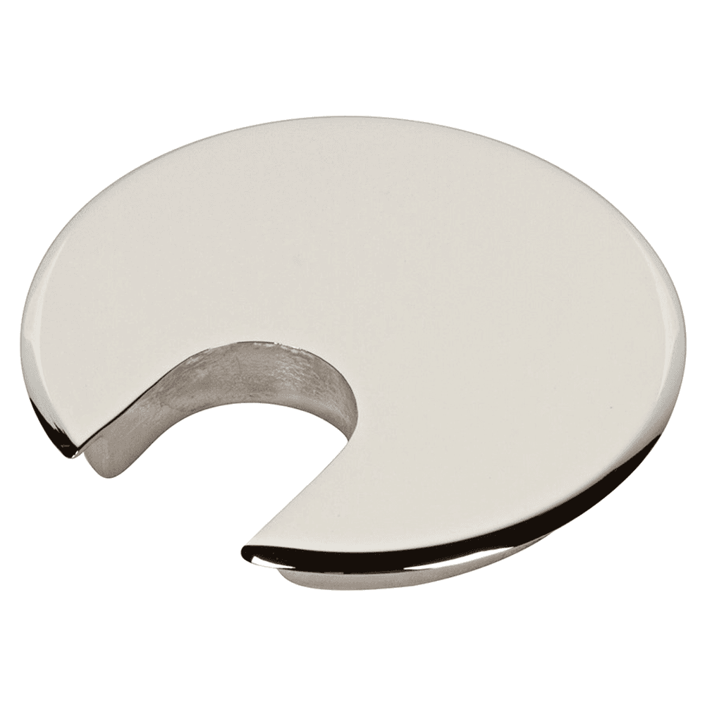 Office Desk Grommet Cap in Polished Chrome - 2" size for 1-3/4" hole by Doug Mockett And Company Inc