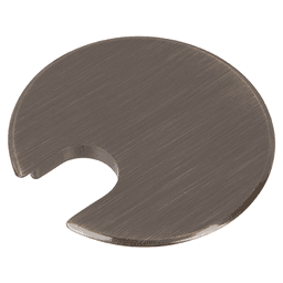 2-1/2" Desk Grommet Cap, English Antique, for 2-3/16" hole - Doug Mockett And Company Inc