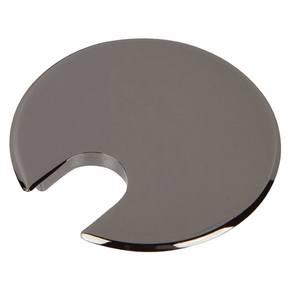 2-1/2" Desk Grommet Cap for 2-3/16" Hole, Cord Slot Size: 3/4" x 5/8"