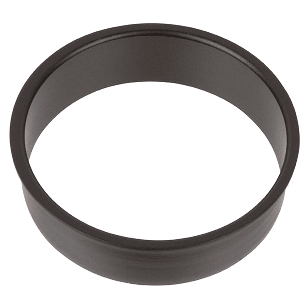2-1/2" Matte Black Desk Grommet Liner for Executive Desks and Computer Stations