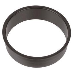 2-1/2" Matte Black Desk Grommet Liner for Executive Desks and Computer Stations