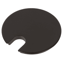 MM5 desk grommet cap in Matte Black for 2-3/4" hole, sold separately or as a set.
