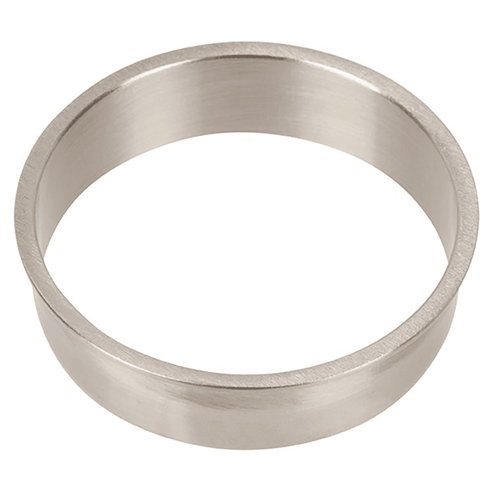 2-5/8" Satin Nickel Desk Grommet Liner for Executive Desks and Computer Stations