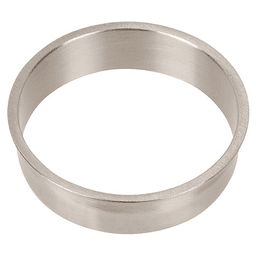 2-5/8" Satin Nickel Desk Grommet Liner for Executive Desks and Computer Stations