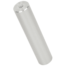 Satin aluminum finish 6" stand-off barrel with low profile cap for sleek look.