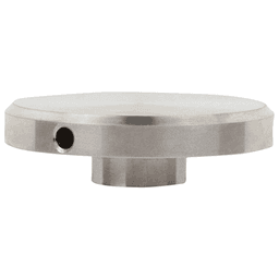 1-1/4" diameter Stainless Steel Stand-Off Cap in Satin Finish