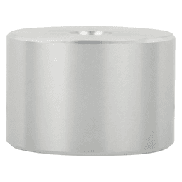 1.5x1 Aluminum Stand-Off Barrel, Satin Aluminum Finish by Doug Mockett And Company Inc