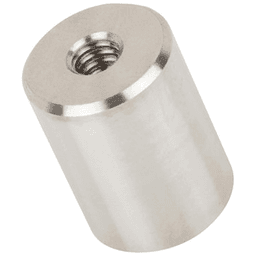 Stainless Steel Stand-Off Barrel for Light Duty Applications - Satin Finish