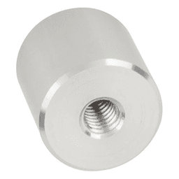 MPB9 Stand-Off Barrel - 1" x 1" - Satin Aluminum Finish - Doug Mockett And Company Inc