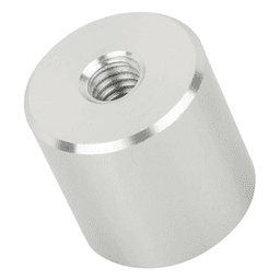 Satin Aluminum Finish Stand-Off Barrel - 1" x 1" - Doug Mockett And Company Inc